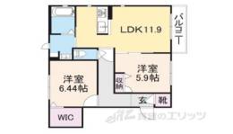 シャーメゾン東九条間取り図面