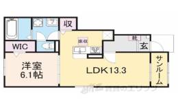 バンブーニンA間取り図面