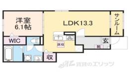 バンブーニンA間取り図面