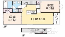 バンブーニンA間取り図面