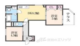 スリール明和１間取り図面