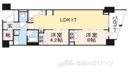  ｻﾞﾊﾟｰｸﾊｳｽ京都河原町間取り図面
