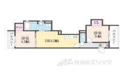 スリール明和２間取り図面