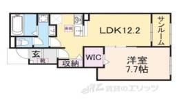 バンブーニンB間取り図面