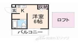 シティパレス奈良町Ｐ２間取り図面