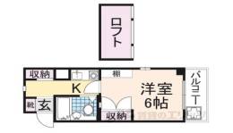 シティパレス佐保川Ｐ１間取り図面