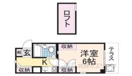シティパレス佐保川Ｐ１間取り図面