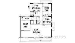 奈良青山一丁目団地０６号棟間取り図面
