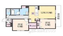 シャーメゾンＣｈｏｕｅｔｔｅ間取り図面
