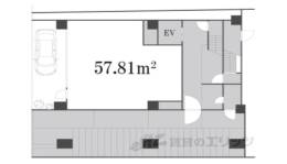 ウインズコート京都西陣１階店舗間取り図面