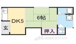 西川第二住宅間取り図面