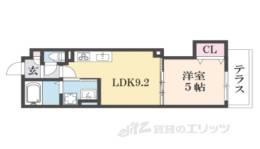 クリエオーレ郡津１間取り図面