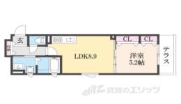 クリエオーレ郡津２間取り図面