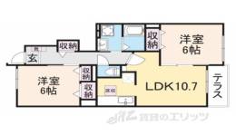 メープルコート２間取り図面