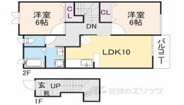 ハイツセゾンＣ間取り図面