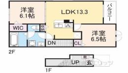 プロムナード　メゾン　Ｋ間取り図面
