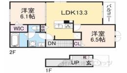プロムナード　メゾン　Ｋ間取り図面