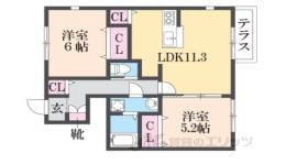 プレジデント雅　Ａ間取り図面