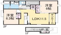 メゾンフルール間取り図面