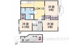 ラフィネ・ロジュマンA間取り図面