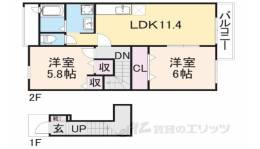 アボンデーレB間取り図面