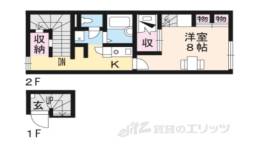 レオパレスＲａｋｕｅｎ間取り図面