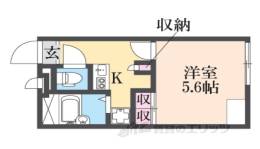 レオパレスＡｄｖａｎｃｅ富雄間取り図面