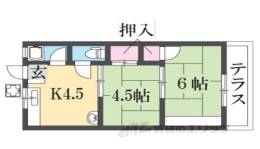 TOYOTOMI八川APARTMENT NO8間取り図面