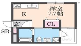 シャンテー宮之阪間取り図面