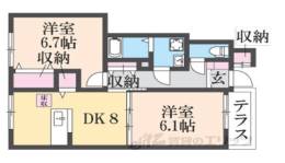 バスケ　ド　フルール　Ｂ間取り図面