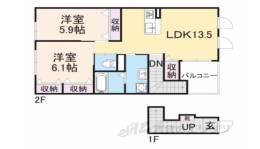 アジュール２間取り図面