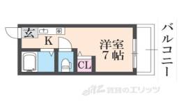 シャンテ―中宮１間取り図面