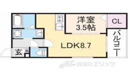 仮称）ジーメゾン山科エミール間取り図面