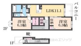 ウッドヴィレッジ甲南SOUTH間取り図面