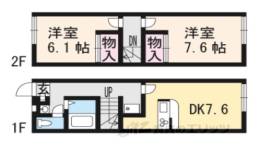レオパレスＹＡＭＡＤＡONE間取り図面