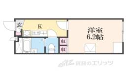 レオパレスサンコート学園前Ａ間取り図面