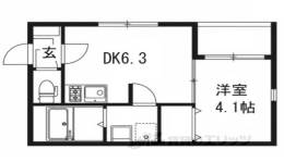 リヴィエール京都間取り図面