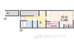 レオパレス葛原間取り図面