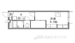 レオパレスヒライ４間取り図面