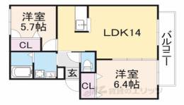 エトワールＣ間取り図面