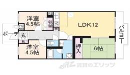 朝日プラザ東生駒間取り図面