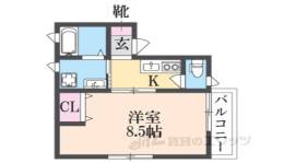 サンライズ尼ヶ辻Ｐ－１間取り図面