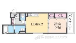 ラモーナ萱島東間取り図面