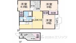 ヴィラ・サニー・フラット　Ａ間取り図面