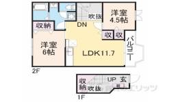 サンハイム西村２間取り図面