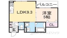 クリエオーレ萱島東間取り図面