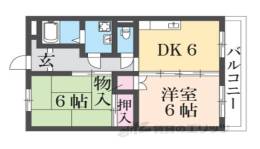 グレーシィ東生駒間取り図面