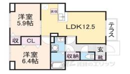 メゾン花園２間取り図面