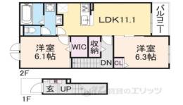 コンフォール園部間取り図面