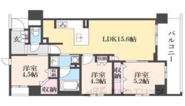プレサンス　ロジェ京都御所西間取り図面